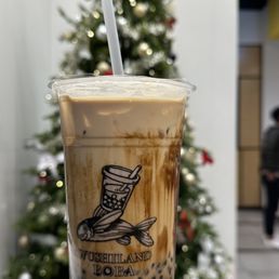 milk-tea♡ White peach milk tea