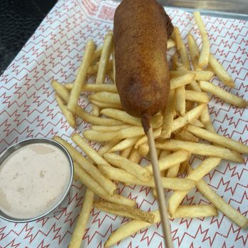 Maplewood Brewery & Distillery - Maplewood Corn Dog - Breweries Near Me - Chicago, Illinois