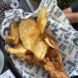 Kids Chicken Tenders with house chips (friend's meal)