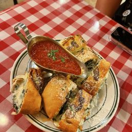 Spinach Pizza Bread