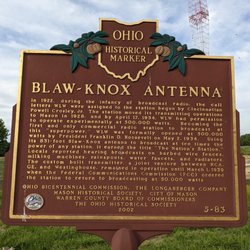 Blaw-Knox Antenna Historical Marker - Blaw-Knox Antenna Historical Marker, Mason