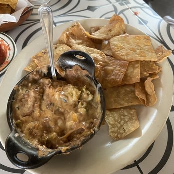 La Pinata - Bean dip (couldn't wait to mix it but topped with jalapeños and cheese) - Mexican Near Me - Phoenix, Arizona La Pinata - Bean dip (couldn't wait to mix it but topped with jalapeños and cheese) - Mexican Near Me - Phoenix, Arizona