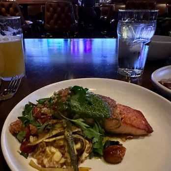 Culinary Dropout - Salmon Dish - New American Near Me - Denver, Colorado Culinary Dropout - Salmon Dish - New American Near Me - Denver, Colorado