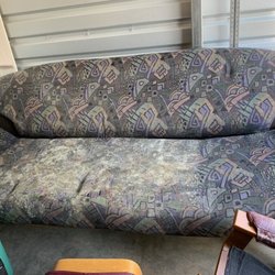 Stor-N-Lok - Moldy, ruined sofa thanks to their leaky ceiling.