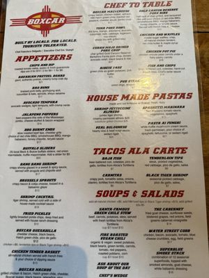 Menu photo 8 Boxcar Bar and Grill Santa Fe, NM Menu photo 8 Boxcar Bar and Grill Santa Fe, NM