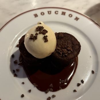 Bouchon Bistro - Brownie with vanilla ice cream - French Near Me - Coral Gables, Florida Bouchon Bistro - Brownie with vanilla ice cream - French Near Me - Coral Gables, Florida