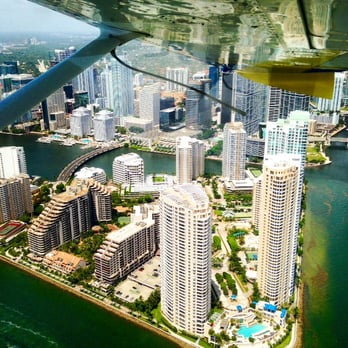 Miami Seaplane Tours - View of Brickell Key - Aerial Tours Near Me - Miami, Florida Miami Seaplane Tours - View of Brickell Key - Aerial Tours Near Me - Miami, Florida