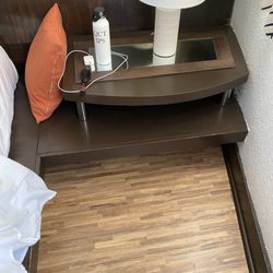 Hotel Chelsea - Nightstand--outlet is in the middle level which was inconvenient