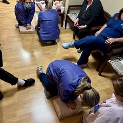 Lucho CPR & First Aid - CPR class at the office