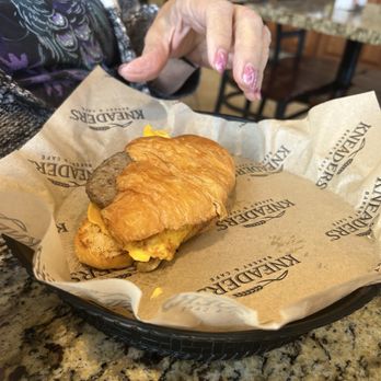 Kneaders Bakery & Cafe - Sausage, Egg, & Cheese Breakfast Sandwich - Cafes Near Me - Queen Creek, Arizona Kneaders Bakery & Cafe - Sausage, Egg, & Cheese Breakfast Sandwich - Cafes Near Me - Queen Creek, Arizona