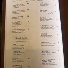 Lunch menu Lunch menu