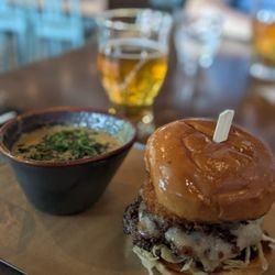 Steamworks - Brewhouse burger and seafood chowder