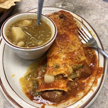 Monroe's Restaurant - Carne adovada burrito & green chili stew. I added beans. Incredible meal!! - New Mexican Cuisine Near Me - Albuquerque, New Mexico Monroe's Restaurant - Carne adovada burrito & green chili stew. I added beans. Incredible meal!! - New Mexican Cuisine Near Me - Albuquerque, New Mexico