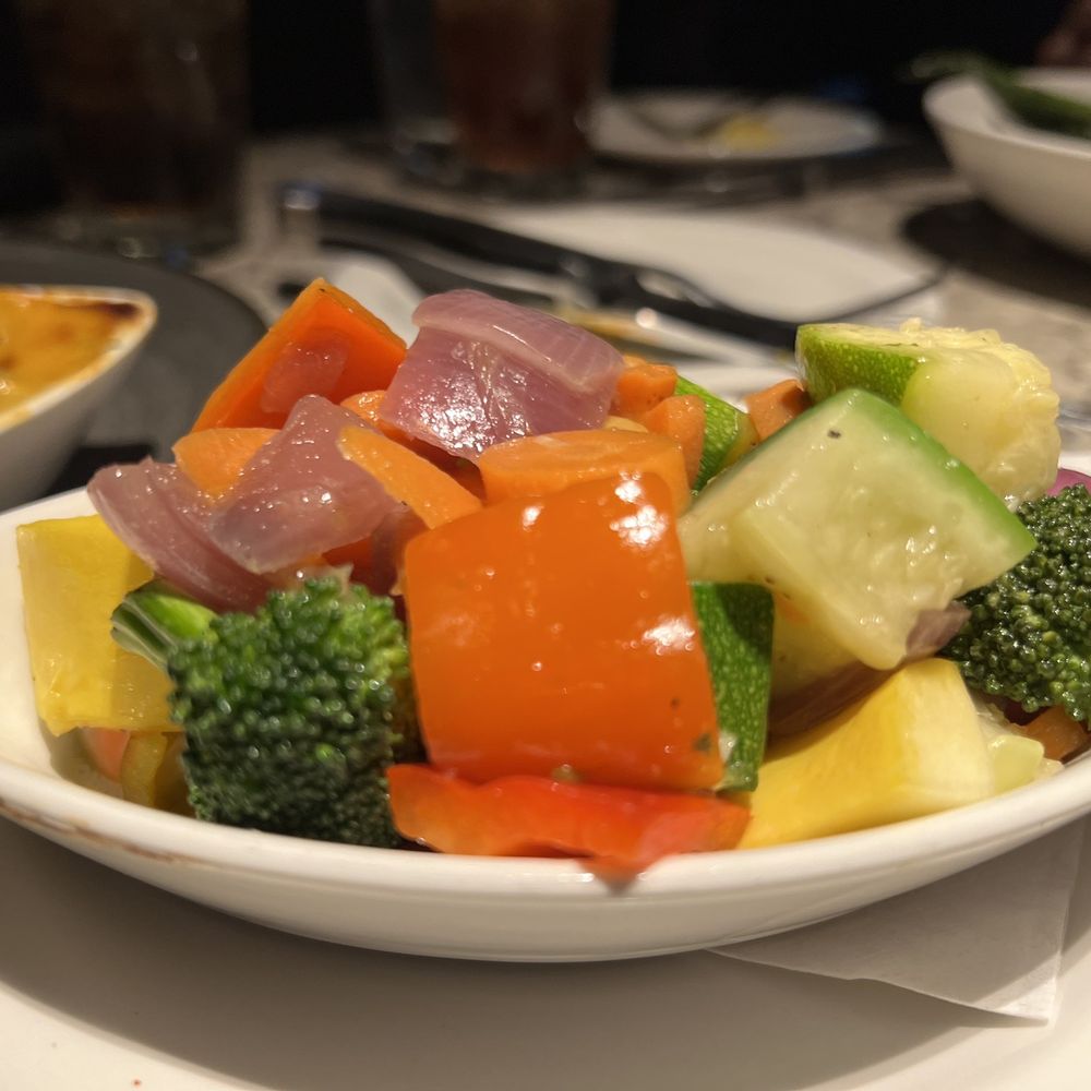 Firebirds Wood Fired Grill - Roasted vegetables - Seafood Near Me - Frederick, Maryland Firebirds Wood Fired Grill - Roasted vegetables - Seafood Near Me - Frederick, Maryland