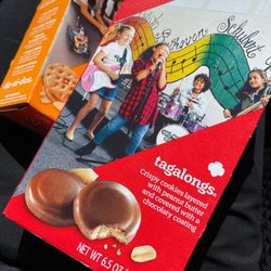 US Post Office - Girls Scout Cookies out front