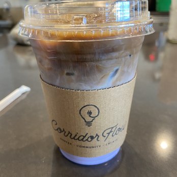 Corridor Flow - Ube Latte + Oat Milk - Coffee & Tea Near Me - Lomita, California Corridor Flow - Ube Latte + Oat Milk - Coffee & Tea Near Me - Lomita, California