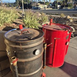 Magnolia Church - Smokers for chicken and ribs