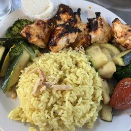 Chicken Kabob Plate