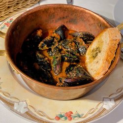 Antica Trattoria Centro - Stuffed mussels. Absolutely delicious!
