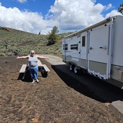Lava Flow Campground - Campground Site No. 2 is huge!