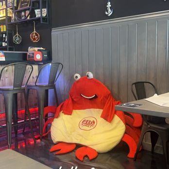 Crab N Spice - Crab dude hanging out smiling at the customers - Seafood Near Me - Corona, California