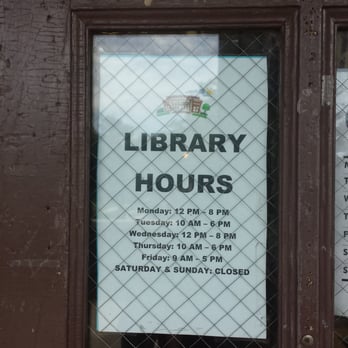 Chicago Public Library - Library hours. - Libraries Near Me - Chicago, Illinois