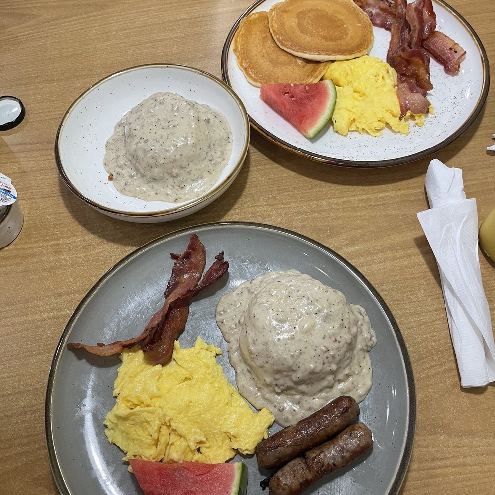 Eggcetera Breakfast & Lunch - Two Eggs with Meat - Breakfast & Brunch Near Me - Fort Myers, Florida