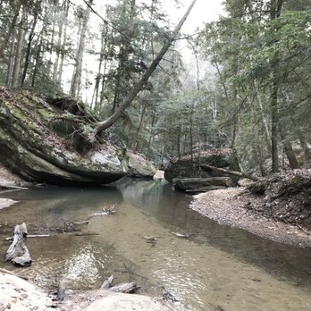 Hocking Hills State Park - Gorge between Old Man's Cave and Cedar Falls - Hiking Near Me - Logan, Ohio