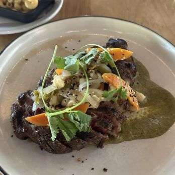 Laurelhurst Market - Ribeye steak but swapped with the new york steak sauce. - Steakhouses Near Me - Portland, Oregon Laurelhurst Market - Ribeye steak but swapped with the new york steak sauce. - Steakhouses Near Me - Portland, Oregon