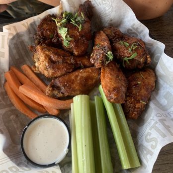 Rock & Brews - Corona - Sweet and Sweet & Spicy Asian Wings - Burgers Near Me - Corona, California