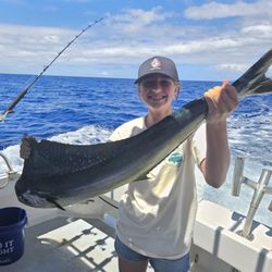 Maui Fun Charters - This kid caught his first Mahi Mahi! Amazing day