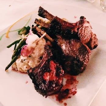 Farm Country Kitchen - Lamb Chops in a Blackberry Truffle Marinate - American Near Me - Riverhead, New York