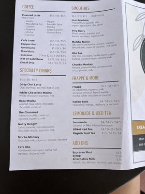 Menu photo 2 Island Corner Cafe Kailua-Kona, HI