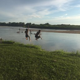 Jumping off the deep end. Jumping off the deep end.