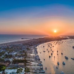 Balboa Property Management - Sunset over Newport Beach