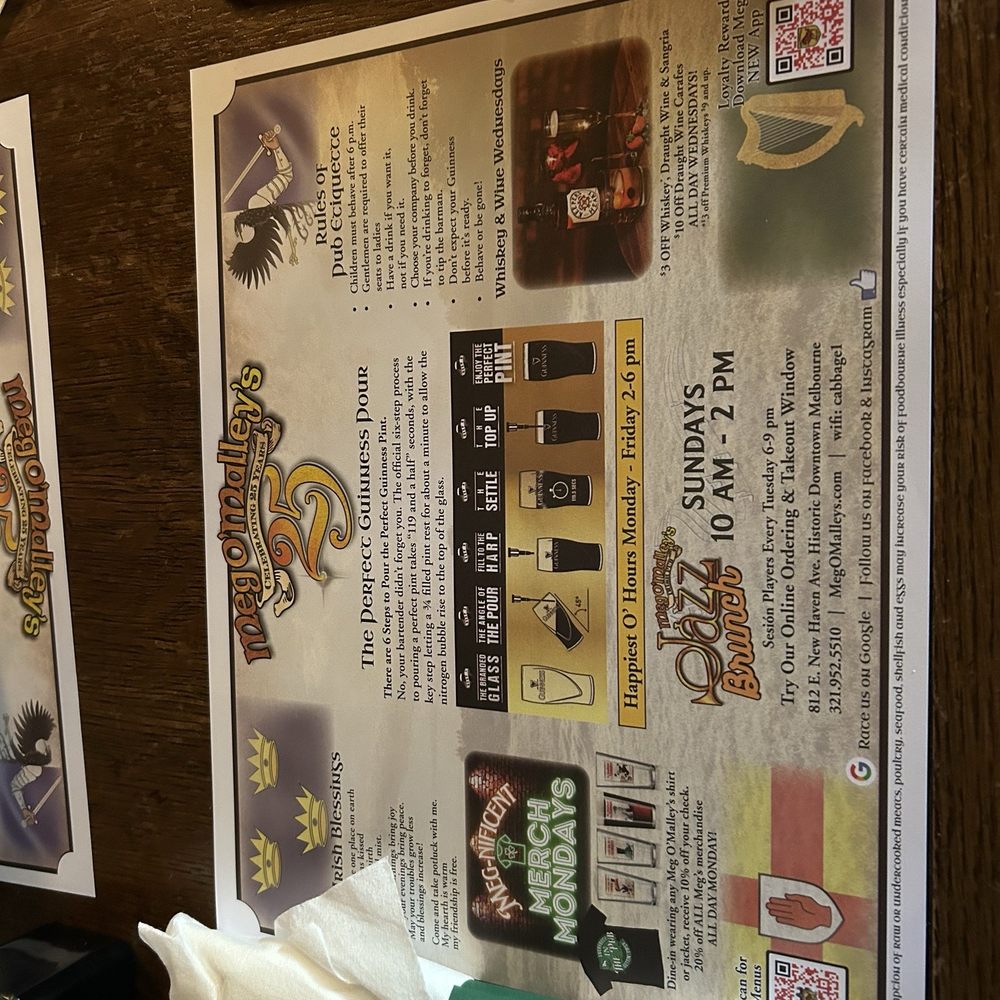Meg O'Malley's - Pubs Near Me - Melbourne, Florida Meg O'Malley's - Pubs Near Me - Melbourne, Florida