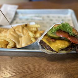 Shake Shack - ShackBurger and Cheese Fries