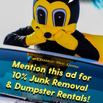 Clutter Bee Gone - Looking for a coupon ??? - Junk Removal & Hauling Near Me