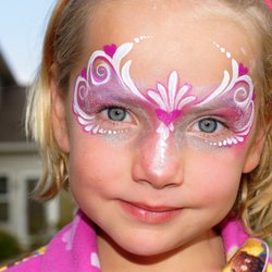 Meg's Mugs Face Painting - Princess Mask
