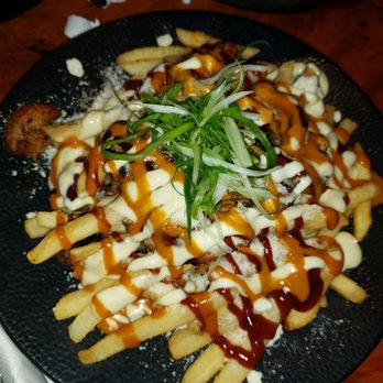 Wrap & Roll - Garlic Aioli Fries with chunks of chicken - Asian Fusion Near Me - Pearland, Texas