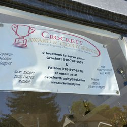 Crockett Award & Trophy Services - They have cards with this info.