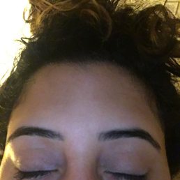 eyebrows a couple of hours later eyebrows a couple of hours later