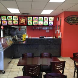the inside of a fast food restaurant the inside of a fast food restaurant