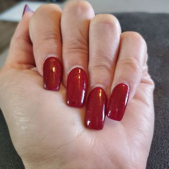 VIP Nail Spa - Please note - this pic is after 1 week of growth. The color is Showstopper. - Tanning Near Me - Forest Grove, Oregon