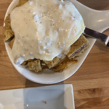 Nina's Brunch - Chicken fried steak skillet. Nom nom nom. - Breakfast & Brunch Near Me - Forney, Texas