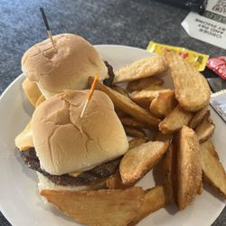The Garage Bar - $5 sliders with fries for HH