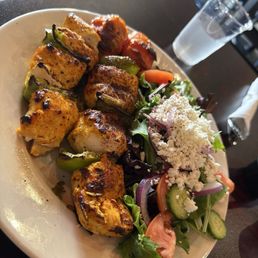Boneless Chicken Kabob Plate Boneless Chicken Kabob Plate
