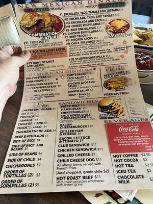 Menu photo 2 Archie Baca Dba Don Diego's Restrnt Gallup, NM Menu photo 2 Archie Baca Dba Don Diego's Restrnt Gallup, NM