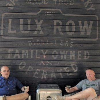 Lux Row Distillers - My crew chilling in the lounge - Distilleries Near Me - Bardstown, Kentucky