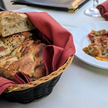 Turquoise Restaurant - Free bread and patlican salatasi - Turkish Near Me - Chicago, Illinois
